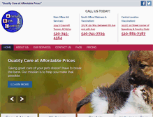 Tablet Screenshot of animalbirthcontroltucson.com